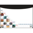 3592930010084-Sous-main 25 feuillets année civile dans support PVC noir antidérapant BOUCHUT "Mosaïque" 40,5 x 55 cm color--1