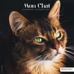 CBG Mon Chat - Geïllustreerde kalender - wandmontage - 2020 - maand per pagina - 150 x 300 mm - met datum