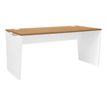 3483600722171-Bureau YES ! - 120 cm - Pieds panneaux fixes - Merisier-P_79409761_1-0