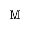 8711234002228-Pickup Déco Maud - Étiquette autocollante 60 mm - Lettre M - noir-P_79413239_1-0