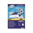 europe100 - Papier - permanente kleeflaag - wit - A6 (105 x 148 mm) 400 etiket(ten) (100 vel(len) x 4) etiketten voor meervoudige doeleinden