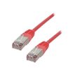 MCL Samar - Netwerkkabel - RJ-45 (M) naar RJ-45 (M) - 3 m - beschermd - CAT 5e - rood