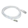 MCL Samar - Verbindingskabel - RJ-45 (M) naar RJ-45 (M) - 30 m - foiled unshielded twisted pair (F/UTP) - CAT 5e - gevormd, met strengen - wit