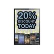 4005546507811-Durable Duraframe Poster Sun - Cadre d'affichage vitrostatique - 50 x 70 cm - noir-P_79415400_2-1