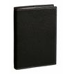 Quo Vadis Textagenda 21 Club - Dagboek - 2019 - dag per pagina - genaaid en gebonden - 130 x 210 mm - rechthoekig - 400 pagina's - wit papier - ebbehouten zwarte cover - synthetisch, gecoat linnen