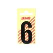 2012349361962-Pickup - Étiquette autocollante - 90 mm - Chiffre 6 - noir mat-P_79417997_1-0