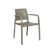 MT - Stoel - armsteunen - taupe
