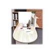 3700339881338-Banque d'accueil JENNY -  L168,8 x H131,1 x P95,8 cm - finition chêne clair et blanc-P_79420834_3-3