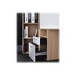 3700339881338-Banque d'accueil JENNY -  L168,8 x H131,1 x P95,8 cm - finition chêne clair et blanc-P_79420834_4-4