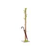 3660141260205-Porte-manteau en bois naturel avec porte parapluie EASYCLOTH - vert-P_79420842_1-1