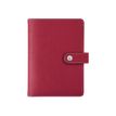 Oberthur ANDREA F13 - Organizer - weekweergave - 105 x 145 mm - ivoorkleurig papier - roze hoes - textiel