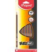 Maped Black'Peps - Potlood - grafiet - HB - 2.2 mm - met wisser - pak van 10