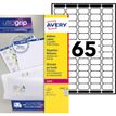 Avery - Wit - A4 (210 x 297 mm) 1625 etiket(ten) (25 vel(len) x 65) adresetiketten