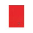 Clairefontaine Koverbook A5+ - Notitieboek - geniet - 170 x 220 mm - 48 vellen / 96 pagina's - Seyès - transparant, rood - polypropyleen (PP)