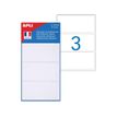 APLI agipa - Zelfklevend etiket - wit (pak van 42)