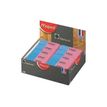 Maped Duo-Gom Medium - Wisser - blauw/roze (pak van 40)