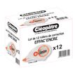 Cléopâtre Effac'Encre - correctietape - 12 stuks - 4.2 mm x 8 m - wit