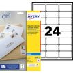 Avery - Wit - 63.5 x 33.9 mm 360 etiket(ten) (15 vel(len) x 24) adresetiketten