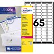 Avery Mini Labels - Permanente kleeflaag - wit - 38.1 x 21.2 mm 975 etiket(ten) (15 vel(len) x 65) adresetiketten