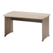 Bureau JAZZ+ - 140 cm - Pieds panneaux - Chêne gris