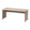 Gautier office JAZZ+ - Tafel - rectangular with rounded sides - eiken