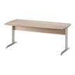 Gautier office JAZZ+ - Tafel - rectangular with rounded sides - eiken