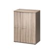 Gautier office JAZZ+ - Keukenkast - 2 planken - 2 deuren - onderdeelplank - eiken