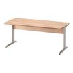 Gautier office JAZZ+ - Tafel - rectangular with rounded sides - beuken
