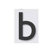 PICKUP Home 3D Rio 100 - Teken - lowercase letter - 100 mm - voor bevestiging op oppervlak - zelfklevend - grijs