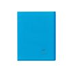 Clairefontaine Koverbook A5+ - Notitieboek - geniet - 170 x 220 mm - 48 vellen / 96 pagina's - Seyès - blauw, transparant - polypropyleen (PP)