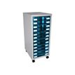 3219090959748-Module de rangement à roulettes 12 tiroirs - anthracite/bleu-P_79431126_1-0