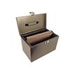 3219090401087-Pierre Henry - Classeur ménager en métal (valisette) avec 5 dossiers suspendus - gris so-P_79431862_2-1