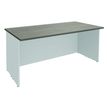 3253310161269-Banque d'accueil LUMINA - sans réhausse - L140 x H75 x P80 cm - Finition chêne gris/blanc-P_79432142_1-0
