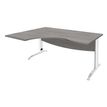 Burocean Idra - Tafel - rechthoekig gebogen (links) - grijs eiken
