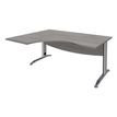 Burocean Idra - Tafel - rechthoekig gebogen (links) - grijs eiken