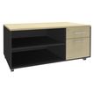 Burocean Exprim Manager - Storage unit - mobiel - 2 lades - esdoornbruin, koolstof
