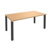 Burocean - Bureau - rechthoekig - beuken - koolstof basis