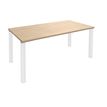 Burocean - Bureau - rechthoekig - parelwit - wit basis
