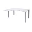 3253310164246-Bureau compact EXPRIM - L160 cm - Retour gauche - Plateau Blanc perle - Pieds alu (Pieds de renfort obligato-P_79432305_1-0