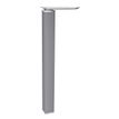 3253310164420-Bureau compact EXPRIM - L180 cm - Retour droite - Plateau imitation Chêne clair - Pieds alu (Pieds de renfort obligato-P_79432323_2-2