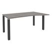 3253310165069-Bureau Vague EXPRIM - L160 cm - Retour droite - Plateau imitation Chêne gris - Pieds carbo-P_79432387_1-0