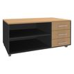 Burocean Exprim Manager - Storage unit - mobiel - 3 lades - beuken, koolstof