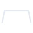 3253310157774-Bureau double STEELY - L140 cm - Double face Depart - Pieds blanc - plateau imitation Chên-P_79432449_2-1