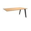 3253310162402-Bureau simple STEELY - L160 cm - Bureau suivant - Pieds carbone - plateau imitation Hêtre-P_79432521_1-0