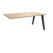 3253310162464-Bureau simple STEELY - L160 cm - Bureau suivant - Pieds carbone - plateau imitation Chêne -P_79432527_1-0