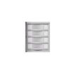 3219099811610-Module 4 tiroirs pour armoire à rideaux - hauteur 100 mm - gris/bleu-P_79433049_2-1