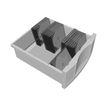3219099811610-Module 4 tiroirs pour armoire à rideaux - hauteur 100 mm - gris/bleu-P_79433049_6-5