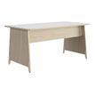 Bureau ARTEFACT - 120 cm - Pieds panneaux - Orme