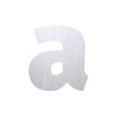 PICKUP Home - Teken - lowercase letter - 145 mm (height) - geborsteld aluminium