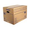 Bankers Box SmoothMove - Verzenddoos - 35.5 cm x 55.5 cm x 36 cm - folding flaps - blauw, bruin
